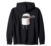 Sushi as a Ninja Zip Hoodie