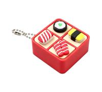 Sushi Box Fidget Clicker Keychain, Stress Relief