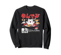Sushi Cat Japanese Kawaii Harajuku Tokyo Sushi Cat Sweatshirt