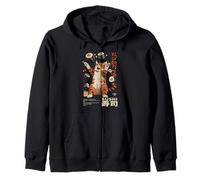 Sushi Cat Japanese Kawaii - Tokyo Food Humor Art Zip Hoodie