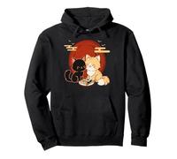 Sushi Cats Kawaii Japanese Food Cat Pullover Hoodie