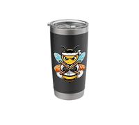 Sushi Chef Bee Cartoon Graphic Stainless Steel Insulated Tumbler