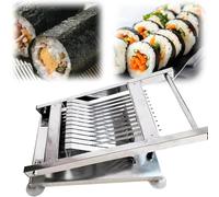 Sushi Cutting Machine, Stainless Steel, Quick 2-Step Operation, Time-Saving, Effortless Cleaning, Ideal for Home Kitchen DIY
