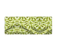 Sushi Dill Pickles Gaming Desk Mat, Wide Surface Desk Pad for Keyboard, Mouse and Improved Gaming Stability