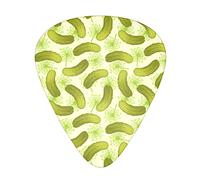 Sushi Dill Pickles Guitar Plectrums Classical Triangle Bass Acoustic And Electric Guitar Plectrums For Guitarists 12 Pieces