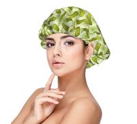 Sushi Dill Pickles Print Sleeping caps for Women to Protect Hair, Comfortable Nightcap for Curly and Long Hair Black, Black, One size