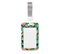 Sushi Food Print Vertical Card Badge Holder Appropriate for Teachers Students Doctors Office Staff