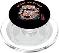 Sushi Japan Monster Kaiju Japanese Kanji Otaku Food Souvenir PopSockets PopGrip for MagSafe