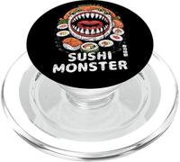Sushi Japan Monster Kaiju Japanese Kanji Otaku Food Souvenir PopSockets PopGrip for MagSafe