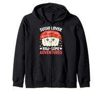 Sushi Lover Raw-some Adventures Zip Hoodie