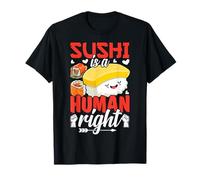 Sushi Lover - Sushi Is a Human Right Kawaii Sushi T-Shirt