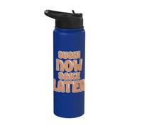 Sushi Lover Sushi Now Sake Later Sushi Stainless Steel Insulated Water Bottle
