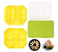 Sushi Making Kit - Ball Rice Mold | Onigirii Mold Triangle, Onigirii Maker Rice Ball Press Mold Kitchen Tool For Home Cute And Delicious Bentoo for,