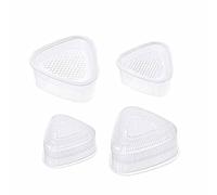 Sushi Making Kit,Sushi Mold 4 Pcs Diy Sushi Triangle Sushi Cooking Tools For Kids Kitchen Tools Sushi Plates Rice Ball Mold