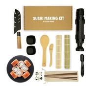 Sushi Panda® Complete Sushi Making Kit - Beginner-Friendly Set with Bamboo Rolling Mats, Sushi Bazooka, Nigiri Mold, Pro Knife & Gift-Ready Packaging - Authentic 13 -Piece Home Sushi Kit