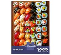 Sushi Platter Jigsaw Puzzle 1000 Piece Jigsaw Puzzle for Adults Paper Puzzle Game Night Food 52x38cm/1000pcs