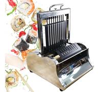 Sushi Roll Cutter, Manual Sushi Cutting Machine, 304 Stainless Steel, 8/10/12 Segment Slicer for DIY Sushi Rolls, Ideal for Restaurants and Home Kitchens