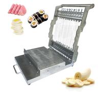 Sushi Roll Cutter, Manual Sushi Slicer with Adjustable Stainless Steel Wire, Cuts Ham, Vegetables, Fruits, Thickness 6-30MM