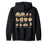 Sushi Roll Math Fraction Back to School Teacher Student Zip Hoodie