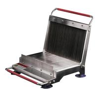 Sushi Roll Slicer, Stainless Steel Sushi Cutter, Vegetable Chopper, Manual Vegetable Fruit Cutter, Slice Thickness 8MM, Evenly Cut, 25 * 20cm Cutting Area, for Soft Food, Lunch Meat, Lettuce Onion