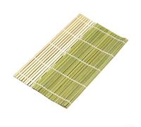 Sushi Rolling Mat for Homemade Sushi Preparation Including Maki Rolls and Onigiri Using Traditional Style Construction (24 * 24cm)