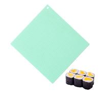 Sushi Rolling Mat - Silicone Double Sided Non Stick Maker | Reusable Japanese Roll Tool, Homemade Rice Wrap Press, Kitchen Accessory for Seaweed Sushi DIY Cooking Preparation