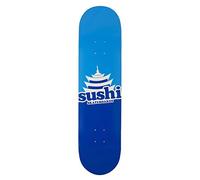 Sushi Skateboards Pagoda Logo Skateboard Deck 8 Inch Blue
