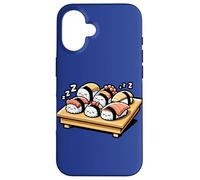 Sushi Sleeping Sushi Rolls Japanese Kawaii Nigiri Maki-Rolls Case for iPhone 16