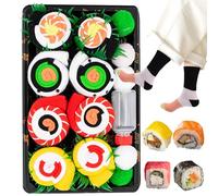 Sushi Socks Box, Funny Sushi Socks Box for Men Teen Boys, Sushis Lovers Food Sock, Mid-Tube Food Sock, Christmas Stocking Stuffers