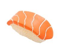 Sushi Squeaky Dog Toy, Tough Puppy Chew Tool, 2.95x1.18 inches, Versatile Playtime Design, Interactive Teeth Cleaning Training Aid for Pet, Entertainment, Aggressive, Chewer Use