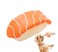Sushi Toy for Dogs, Small Sushi Dog Toy | Cute Dog Toys with Squeaky | Puppy Chew Training Tools, Clean Up Play Devices