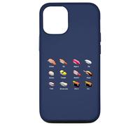 Sushi Types Japanese Food Names Restaurant Foodie Case for iPhone 12/12 Pro