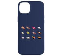 Sushi Types Japanese Food Names Restaurant Foodie Case for iPhone 14 Plus