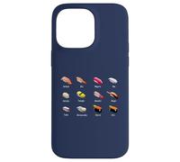 Sushi Types Japanese Food Names Restaurant Foodie Case for iPhone 14 Pro Max