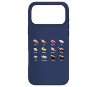Sushi Types Japanese Food Names Restaurant Foodie Case for iPhone 17 Pro Max