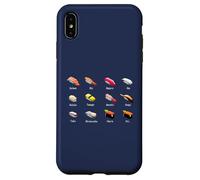 Sushi Types Japanese Food Names Restaurant Foodie Case for iPhone XS Max