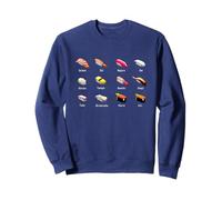 Sushi Types Japanese Food Names Restaurant Foodie Sweatshirt