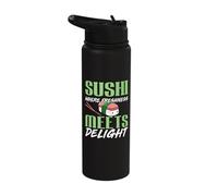 Sushi Where Freshness Meets Delight - Sushi Stainless Steel Insulated Water Bottle