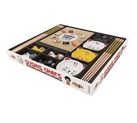 Sushis chats: Coffret avec 4 coupelles, 4 repose-baguettes, 4 paires de baguettes et 1 livret de recettes