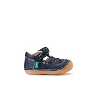 Sushy Leather Sandals Navy