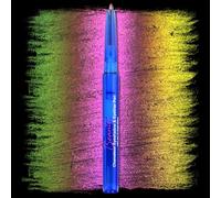 SUSIKEKI Chameleon Metallic Eyeshadow & Eyeliner Gel Pencil - Multichrome Shifting Colors Glitter Eye Makeup, Waterproof Long-Lasting Smudge-Proof Duochrome Pencil (Metallic Pink to Golden Olive)