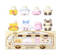 SUSIKEKI Cloud Comfort Lip Balm - 4 Tubes Fruit-flavored Moisture Lip Balms, Blueberry, Jasmine, Orange, and Peach Flavors, 3-in-1 Repairs Lip Damage Caused by Dryness, Makeup and UV Rays (4 Pack)