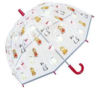 Susino Children's See-Through Dome Umbrella - Cute Kitty Cats