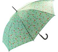 Susino Women's Umbrella with Floral Print - 1 Metre Diameter with 8 Strong and Solid Ribs - Automatic Opening Umbrella - Susino