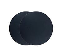 susiodeu 2 Sheets Non-stick Frying Pan Mat Household Cook Sheets Solid Color Kitchen Utensil Rounded High-temperature Pot Sheet