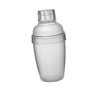 susiodeu Bar Cocktail Shaker Set Drink Mixer With Scale Measurement Easy To Clean Fine Body Bartender Tool Tea Bar Tool Places Of Entertainment Anti-slip Small Lid Is Non-slip Edge, Clear, 350ml