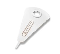 susiodeu Can Opener Portable Anti-slip Jar Opening Tool Dining Room Plastic Lid Remover Triangular Shape Kitchen Gadget, White