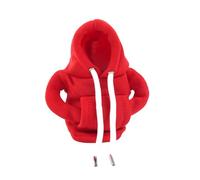 susiodeu Car Shift Knob Cover Protective Gear Shift Lever Decor Shifter Knob Hoodie Cover Universal Fit Car Shifter Decoration is Made of Soft and Comfortable Fabric, Red, 14.3x14.5cm