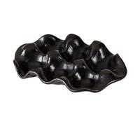 susiodeu Ceramic Egg Tray With Grooves For Storing Eggs And Small Items High Aesthetic Value Ceramics Ceramic Tray Egg Grid, type+3