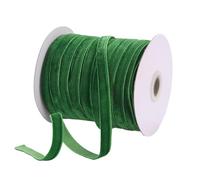susiodeu DIY Decorative Velvet Ribbon Add Elegance and Charm to Craft Projects 50 Yards Velvet Ribbon Polyester 50 Yards Ribbon, Style 5